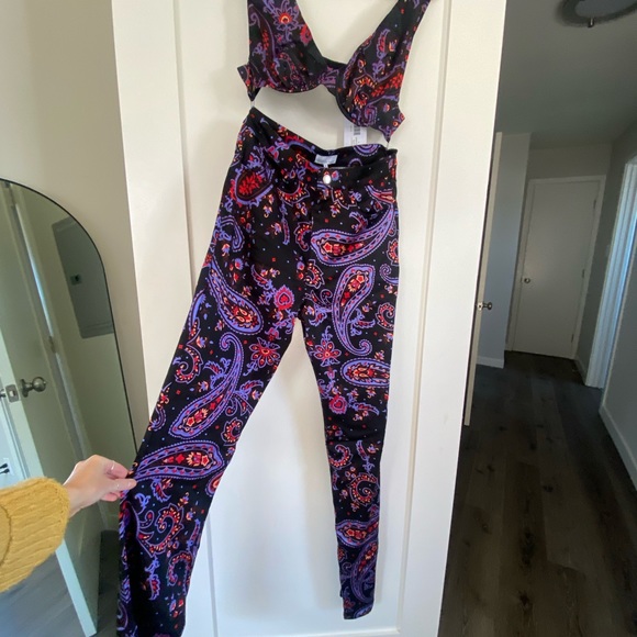 weworewhat two piece paisley set - Picture 3 of 3